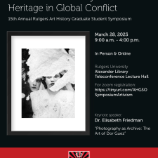 Join us at the 15th Annual Art History Graduate Student Symposium